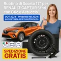 Produktbild: Ersatzrad Kit Renault Captur 17” 5 Löcher Wagenheber Etui DOT2025