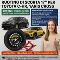 Produktbild: Notrad 17 Zoll Toyota C-HR Yaris Cross 5-Loch mit Wagenheber DOT 4022