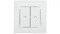 Produktbild: Przycisk Asfora żaluzjowy biały z ramką EPH1300121