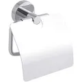 Produktbild: Tesa Toilettenpapierhalter Smooz, verchromt, zum Kleben, für 1 Rolle, aus Metall