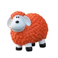 Produktbild: Geschenkestadl Gartenfigur Schaf wetterfest 23 cm hoch Tier Figur (Orange)