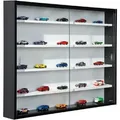 Produktbild: Vetrina Collezionismo Collecty Laminato Bianco/nero 80x9,5x60h Doppio Vetro - Inter Link
