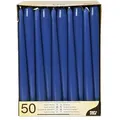 Produktbild: Starpak 50 Leuchterkerzen Ø 2,2 cm · 25 cm dunkelblau