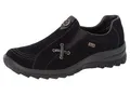 Produktbild: Slipper RIEKER, Damen, Gr. 36, schwarz, Leder, Schuhe, Schlupfschuh, Halbschuh, Sneaker mit Tex-Membran