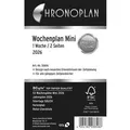 Produktbild: Wochenplan Mini 1 Woche/2 Seiten Kalendarium 2016 weiß