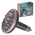 Produktbild: Cecotec Diffusor-Haartrockner für Locken XXL DryWave Nébula Black. 1300W, Arganöl und Keratin, Brushless-Motor, PlasmaTech Antifrizz, Soft-Modus, 3 Geschwindigkeiten und Temperaturen, 12 Zinken