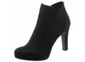 Produktbild: High-Heel-Stiefelette TAMARIS, Damen, Gr. 40, schwarz, Textil, Schuhe, Abendmode, High-Heel-Stiefelette, Ankleboots im femininen Look