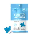 Produktbild: DC24 DAILY CARE Xylit Zuckerfreier Kaugummi mit Erythrit, Aspartam-frei, Kalorienarm, Natürlicher Kaugummi Mit Pfefferminze-Geschmack, 50 Stück (1er Pack)