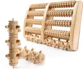 Produktbild: KVOTA Fußmassagegerät Fußmassageroller mit AUSTAUSCHBAREN Rollen Fußroller+ 2 Zusatzrollen, Einzelpackung, 1*Massagerolle, 2*Zusatzrolle, 1*Fußreflexionzonen-Karte, Reflexzonen-Karte, 2 Zusatzrollen