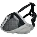 Produktbild: TRIXIE Maulkorb Maulkorb grau grau Größe: S-M kurz / Stirnriemen: 31 cm für z. B.: Franz. Bulldogge