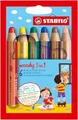 Produktbild: STABILO Woody 3 in 1, 6 Farben