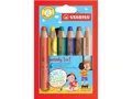 Produktbild: STABILO Buntstift STABILO Multitalent-Stift 'woody' 3 in 1 farbsorti, (6-tlg)