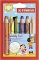 Produktbild: Buntstift - STABILO woody 3 in 1 - 6er