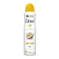 Produktbild: 34,39€/L - 6x Dove Women Deospray Go Fresh - Passion Fruit & Lemongrass - 150ml