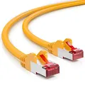 Produktbild: deleyCON 7,5m Cat6 Netzwerkkabel RJ45 Gigabit 1000 Mbit - Gelb