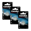 Produktbild: 3x 1er Blister Camelion CR2032 CR 2032 3V Lithium Knopfzellen Batterien