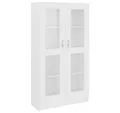 Produktbild: vidaXL Vitrine Bücherschrank Vitrinenschrank Vitrine Weiß 82,5x30,5x150 cm Spanplatte