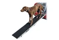 Produktbild: Petigi Hunderampe Einstiegshilfe Hunderampe Alu Hundetreppe Klappbar Rampe 122 - 244 cm