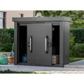 Produktbild: PRIMEYARD  135 x 55 cm Gartenschrank S, anthrazit - (GFPV00922)