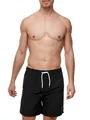 Produktbild: Indicode Herren Ferguson Badehose mit 3 Taschen und Tunnelzug | Badeshorts für Männer Black, L