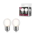 Produktbild: Paulmann 28639 LED Lampe Tropfen 2x5W Leuchtmittel Matt Birne Beleuchtung 2700K E27