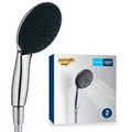 Produktbild: Grohe Vitalio Start 110 Handbrauseset 26972001 2 Strahlarten (RAIN, JET) chrom