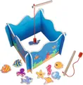 Produktbild: Noris Spiel Kinderspiel Geschicklichkeitsspiel Angelspiel 10 Fische 100002089