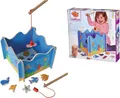 Produktbild: Eichhorn 100002089 - Angelspiel mit zwei Angeln, Holz-Spielzeug, 16 teilig