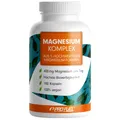 Produktbild: ProFuel - Magnesium Komplex 180 Kapseln, 400 mg elementares Magnesium pro Tag - 5 Kapsel