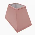 Produktbild: B&S Lampenschirm rechteckig Samtoptik | Rosa | Trapez | H 18 X L30X B20