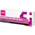 Produktbild: Ibuprofen AbZ 400 mg akut Filmtabletten bei Schmerzen 50 St