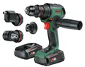 Produktbild: Bosch Akku-Bohrschrauber AdvancedDrill 18V-80 QuickSnap, 2x Akku PBA 18V 2.5Ah 06039E2004