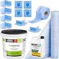 Produktbild: Dicht-Set Abdichtung Bad Dusche 20Kg Flüssigfolie Dichtbahn Dichtband Ecke SET45