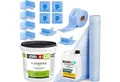 Produktbild: Level+ Dichtstoff Dichtset für Duschabdichtung Bad Dichtband Flüssigfolie 20kg SET45