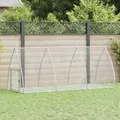 Produktbild: vidaXL Kaninchenkäfig Silber 300x105x120cm Verzinkter Stahl