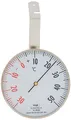 Produktbild: TFA Dostmann Analoges Fensterthermometer, 14.5003, zur Messung der Temperatur Außen, Außenthermometer, aus Edelstahl zweifarbiger Skala, wetterfest