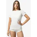 Produktbild: SUPER.NATURAL Funktionsshirt für Damen, Merino SIERRA140 TEE Funktionsunterwäsche, atmungsaktiv weiß L