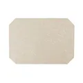 Produktbild: Haus und Deko Platzset 35 x 50 cm Creme Sand Tischset Struktur Damast Circle, bügelfrei fleckenabweisend Platzdeckchen, abwaschbar abwischbar Untersetzer Tischsets