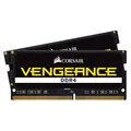 Produktbild: Corsair Vengeance SODIMM 16GB (2x8GB) DDR4 2400MHz CL16 Speicher für Laptop/Notebooks (Unterstützung für Intel Core i5 und i7 Prozessoren der 6. Generation) Schwarz, CMSX16GX4M2A2400C16, 16 GB (2 x 8 GB)