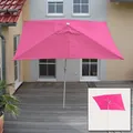 Produktbild: Sonnenschirm Castellammare, Gartenschirm, 2x3m rechteckig neigbar, Polyester/Alu 4,5kg UV-Schutz 50+ ~ pink