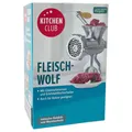 Produktbild: Kitchen Club Edelstahl Fleischwolf Messer & Lochscheibe Spritzgebäck aus Aluguss