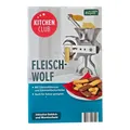 Produktbild: Fleischwolf Kitchen Club aus Edelstahl mit Gebäck und Wurstaufsatz Neu in OVP