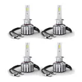 Produktbild: 4 Glühlampen LED 12V 16W P14.5s 6.000K 1.550lm OSRAM NIGHT BREAKER LED H1