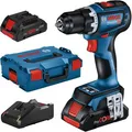 Produktbild: Bosch Akku-Bohrschrauber GSR 18V-90 C, 18V / 4,0Ah, mit 2 ProCore Akkus, Ladegerät und Koffer