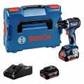 Produktbild: Bosch Professional 18V System Akku Bohrschrauber GSR 18V-90 C (inkl. 2x ProCORE Akkus 4.0Ah, Schnellladegerät GAL 18V-40, 1/1-Einlage, L-BOXX)