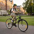 Produktbild: Actionbikes Kinderfahrrad Arrow 24 Zoll | Kinder Fahrrad- V-Brake Bremsen - Kettenschutz - Fahrradständer - Handschaltung - 8-12 Jahre (Schwarz/Grün)