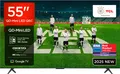Produktbild: TCL 55 Zoll 55Q6C QLED Mini LED Fernseher, 4K HDR Premium, Dolby Vision IQ & Atmos, Onkyo 2.1, Smart Google TV, Game Master, 144Hz Motion Clarity Pro, AMD FreeSync Premium Pro, HDMI 2.1, AirPlay 2