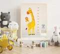 Produktbild: Alavya Home® Aufkleber Giraffe I Kinder-Höhentabelle, Wandtattoo Wandsticker, Messlatte Giraffe, Kinder Babyzimmer