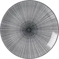 Produktbild: 4er-Set Ritzenhoff & Breker Frühstücksteller Takeo Stripes Ø 21,5 cm Porzellan Schwarz