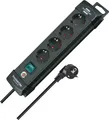 Produktbild: Brennenstuhl 1951140100 Premium-Line Steckdosenleiste 4-fach schwarz 1,8m Neu